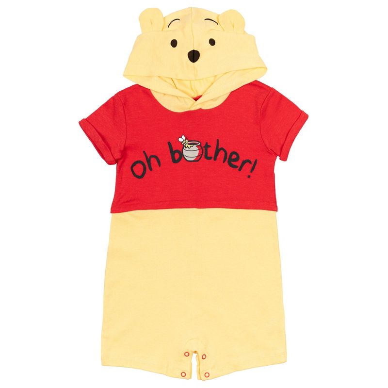Disney Winnie the Pooh Costume Short Sleeve Romper , 1 of 8