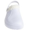 FOAMWALK Women's Comfortable Furry Solid and Bubble Heel Platform Clogs with Faux Fur Lining - Fur Lined Clogs for Women - 4 of 4