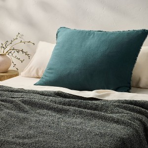 King Euro Heavyweight Linen Blend Throw Pillow - Casaluna™ - 1 of 4
