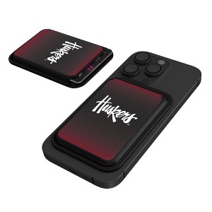 Keyscaper NCAA Linen Black Magnetic Credit Card Wallet - 1 of 3