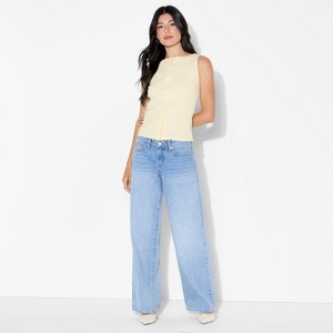 Women's Low-Rise Baggy Jeans - Wild Fable™ Light Wash - 1 of 3