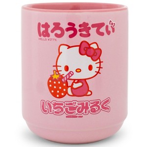 Sanrio Hello Kitty Strawberry Milk Ceramic Tea Cup | Holds 9 Ounces - 1 of 4