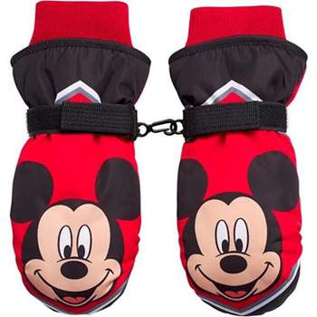 Disney Mickey Mouse Boys Winter Insulated Snow Ski Gloves or Mittens - Ages 2-7