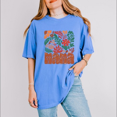 Simply Sage Market Mama Fall Floral Garment Dyed Tee