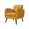 HL Home,Armchair in Linen with Natural Legs - 4 of 4