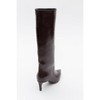 Cassandra Burgundy Cilt High‑Heel Boot (Women) | Prologue Shoes - 4 of 4