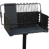 Pilot Rock Cbp-247 Jumbo Park Style Heavy Duty Steel Outdoor Bbq ...