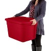 18gal Non-Latching Tote Red - Brightroom™ - image 4 of 4