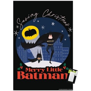 Trends International DC Merry Little Batman - Saving Christmas Unframed Wall Poster Prints - 1 of 4