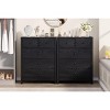 GustoWave Dresser for Bedroom, Tall 5 Drawer Dresser with Deep Drawers & Metal Knobs, Modern Wooden Double Chests of Drawers for  Entryway, Hallway - 3 of 4