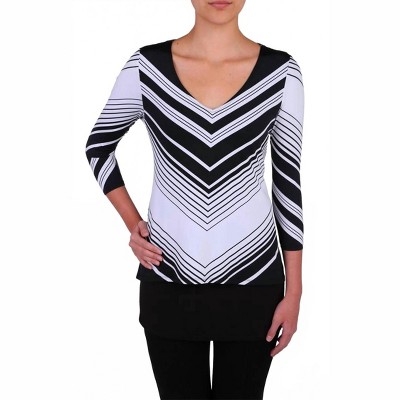 Women's Double Layer Tunic Top - Peter Nygard