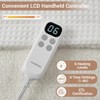 Electric Blanket King Size , Waffle Fast Heating Heated Throw Blankets Machine Washable - 4 of 4