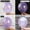 PartyWoo Balloons Pearl Light Purple 12 Inch 50 pcs - 2 of 4