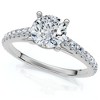 Pompeii3 G/VS 1.30Ct Diamond Engagement Ring 14k Gold Lab Created - 2 of 4