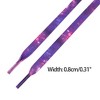 INSPIRE CHIC Cute Gradient Tie-Dye Flat Shoe Laces for Sneakers 1 Pair - 3 of 4