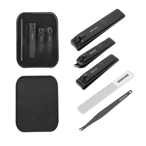 Unique Bargains Solid Color Box Nail Clipper Kit 5 Pcs - 1 of 4