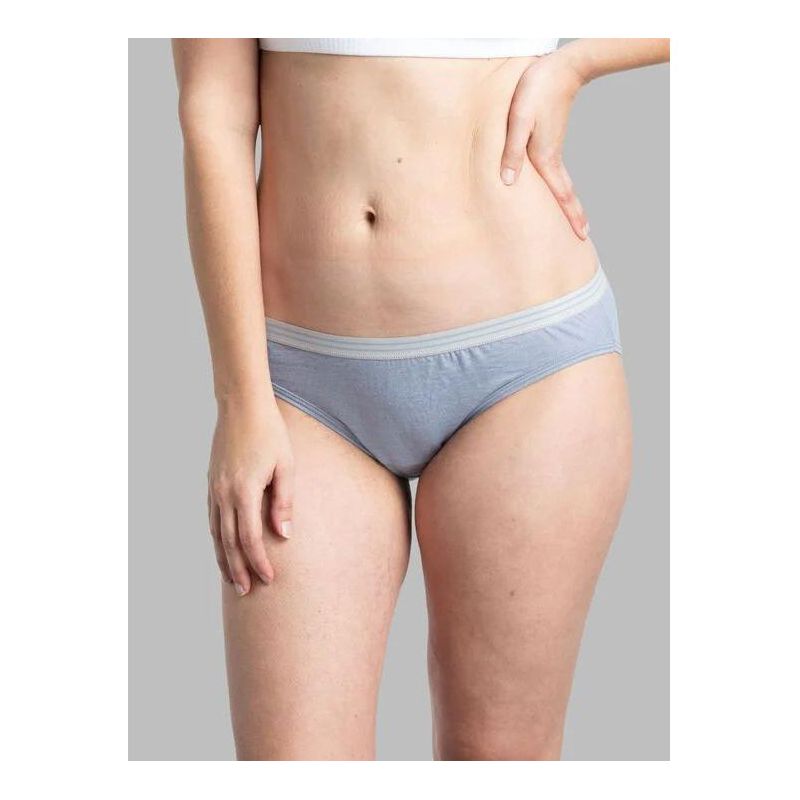 Fruit Of The Loom Women's 6 Pack Low Rise Hipster Panty - Assorted, 3 of 5