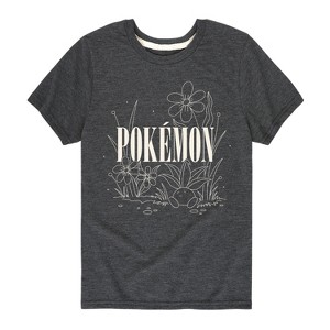 Boys' - Pokémon - Botanical Oddish Short Sleeve Graphic T-Shirt - 1 of 4