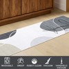 Contemporary Abstract Machine Washable Geometric Aesthetic Area Rugs Non Slip Thin Low Pile Rugs for Living Room Bedroom - 4 of 4