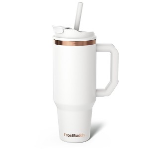 FrostBuddy Thicc Buddy Insulated Tumbler | Available in 40oz & 50oz Sizes | Stainless Steel + Chapstick Holder - 1 of 4