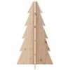 Aghana Digitals 69.5cm Solid Pine Wooden Christmas Tree - Rustic DIY Decor for Home/Office, Indoor - 4 of 4