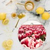 Henrike Schenk - Travel Photography Tulip Field In Holland Floral Cutting Board Round - Deny Designs - 2 of 3