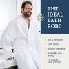 Ben Kaufman Velour Bathrobes - 100% Cotton Shawl Collar Spa Robes - Waffle Style - Plain, Pack of 1 - 2 of 4