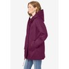 Woman Within Plus Size High Pile Fleece-Lined Hooded Parka - 4 of 4