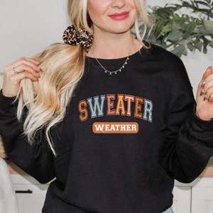 Simply Sage Market Varsity Sweater Weather Sweatshirt - 1 of 4