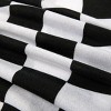 Teen Checkered Jersey Sheet Set Black and White - Makers Collective - image 3 of 4