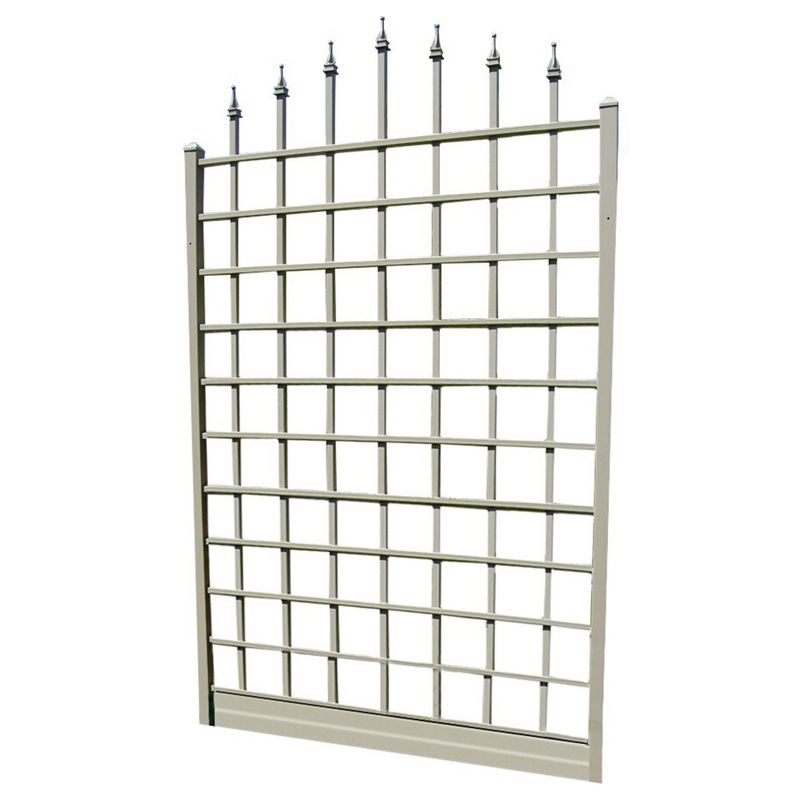 Dura-Trel Winchester 57 by 96 Inch Indoor Outdoor Garden Trellis Plant Support for Vines and Climbing Plants, Flowers, and Vegetables, White, 4 of 7