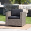 XIYUYEU Swivel Patio Accent Chair, Outdoor Arm Chair with Removable Cushions - 2 of 4