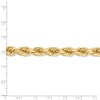 Black Bow Jewelry Men's 8mm, 14k Yellow Gold, Diamond Cut Rope Chain Bracelet, 9 Inch - 4 of 4
