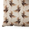 Iveta Abolina Terracotta Cranes Cream Square Floor Pillow - Deny Desings - 3 of 4