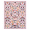 Lahome GST Intricate Floral Abundance Short Pile Velvet Rectangular Indoor Area Rug - 2 of 4