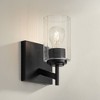 Possini Euro Design Possini Euro Evette 9 1/4" High Black Wall Sconce - 2 of 4