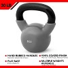 Keppi 30lb Kettlebell Weights Vinyl Coated Iron - 2 of 4