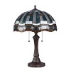 Chloe Lighting Denby Tiffany-style 2 Light Mission Table Lamp 16" Shade - 3 of 3