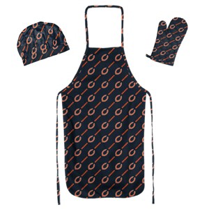 NFL Chicago Bears Apron, Mitt, Hat Grill Tool Set - 3pc - 1 of 4
