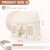 Etokfoks Kids Indoor Play Tent with Mat Tassel Garland Star Lights 1 Set Toddler Playhouse for Boys Girls Ages 3 Birthday Gift - 3 of 4