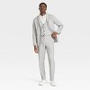 Houston White Adult Houndstooth Casual Fit Blazer - Gray - 3 of 3
