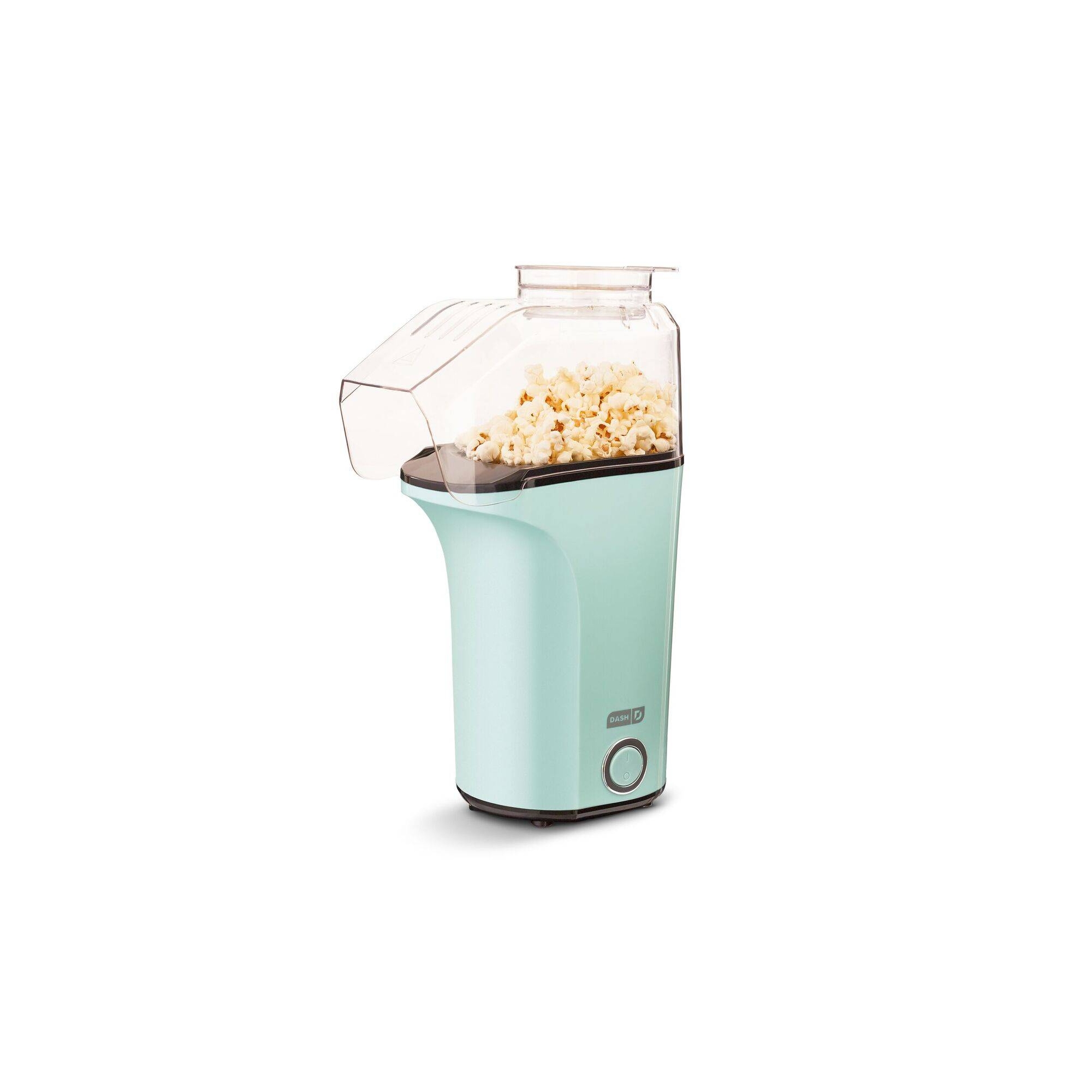 Dash 16 Cup Electric Popcorn Maker - Aqua: 1400W Popcorn Popper, 8 Kernel Capacity, Easy Clean, Metal & Plastic