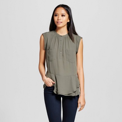 mossimo peplum top