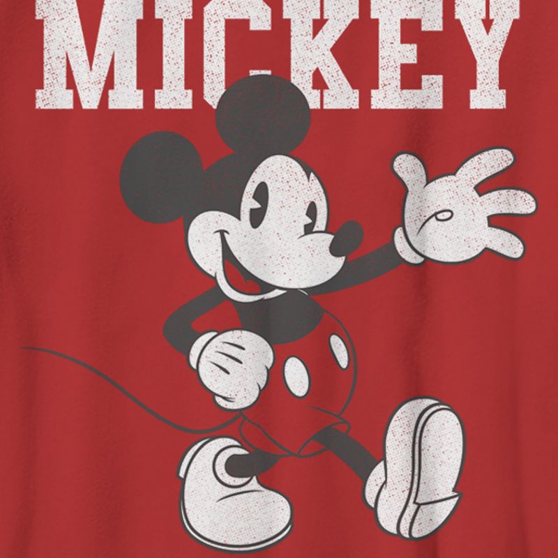 Boy's Mickey & Friends Retro Walking Pose T-Shirt, 2 of 5