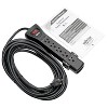 Tripp Lite 7-AC Outlet, Protect It!® Surge Protector Power Strip with Right-Angle Plug (25 Ft.; Black) - 4 of 4