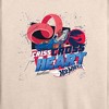 Women's - Hot Wheels - Criss Cross Heart Lightweight French Terry Wide Neck Long Sleeve Shirt - 2 of 4