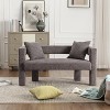 51"W Loveseat Sofa Couch, Modern Upholstered 2-Seater Sofa Chair for Living Bedroom Leisure Areas - ModernLuxe - 2 of 4
