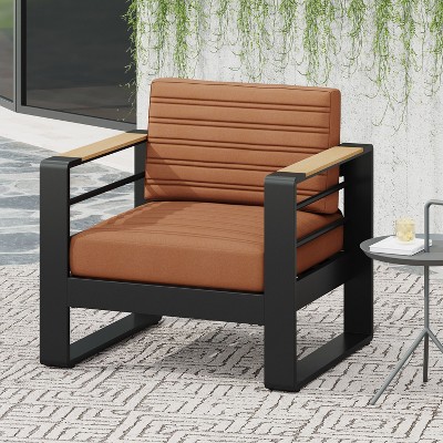Modern Tufted Upholstered Giovanna Club Chair Arm Chair for Bedroom and living room-Christopher Knight Home