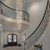 LLHZSY 9-Lights Luxury Crystal Raindrop Chandelier for High Ceiling Spiral Staircase - W23 2/5" - 3 of 4