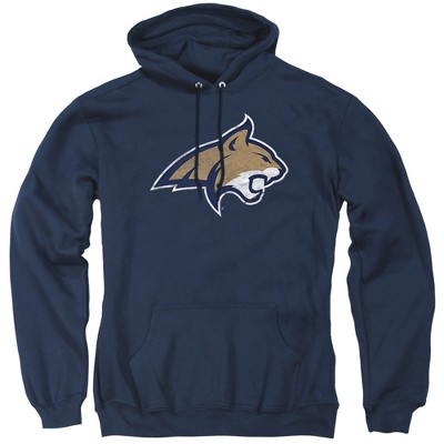 Men's Montana State University Distressed Primary Pull-Over Hoodie